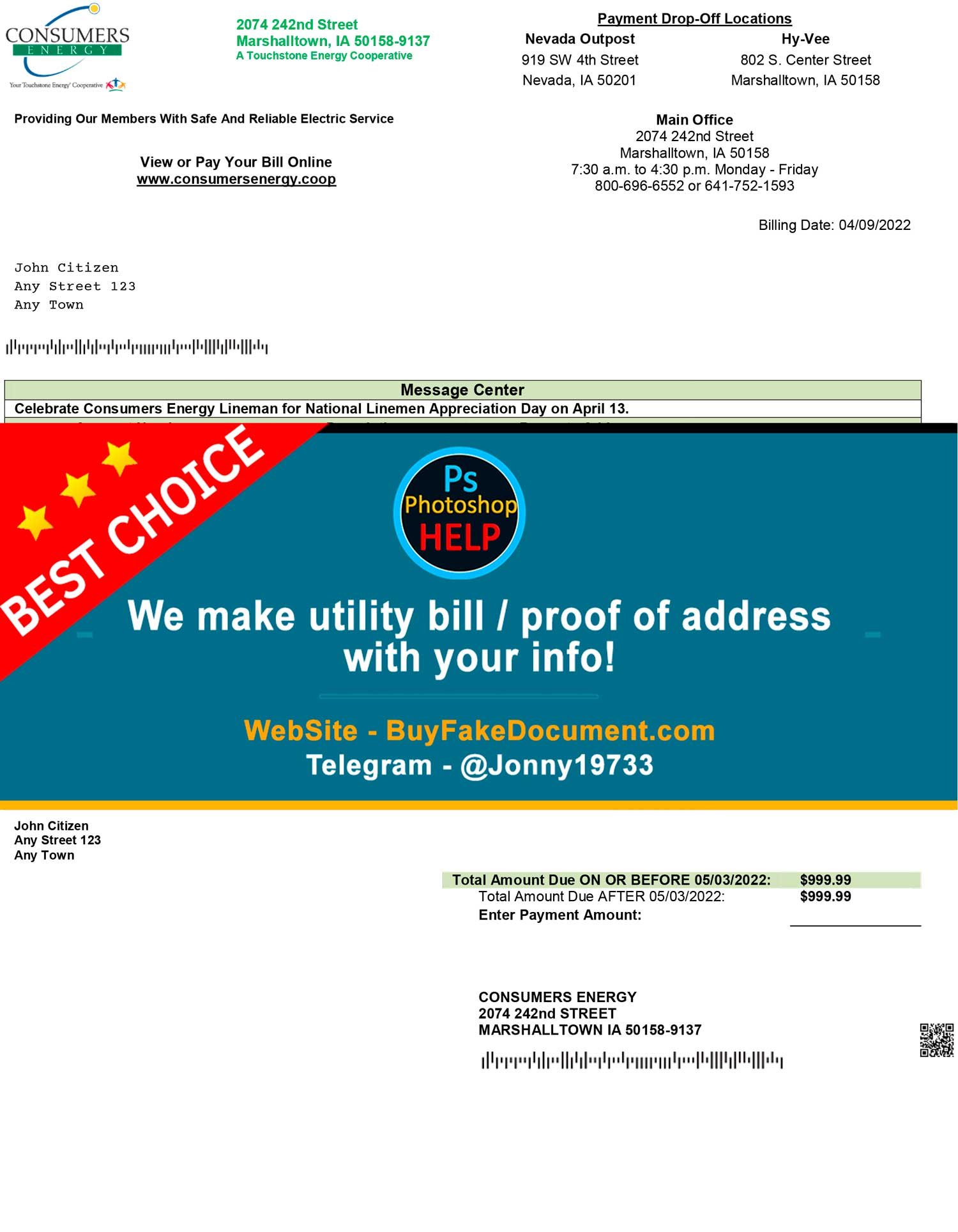 iowa-consumers-energy-utility-bill